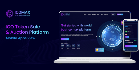 ICOMAX Token Sale & Auction Platform icon