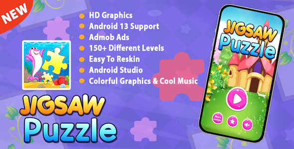 Jigsaw Puzzle Game For Kids + Ready For Publish + Android icon
