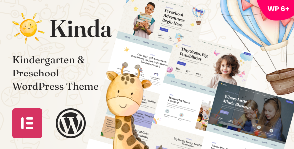 Kinda - Kindergarten & Preschool WordPress Theme icon