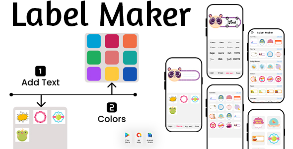 Label Maker - Design and Printer and Sticker - Labels - Logo Design - Leble Design - Logo Design