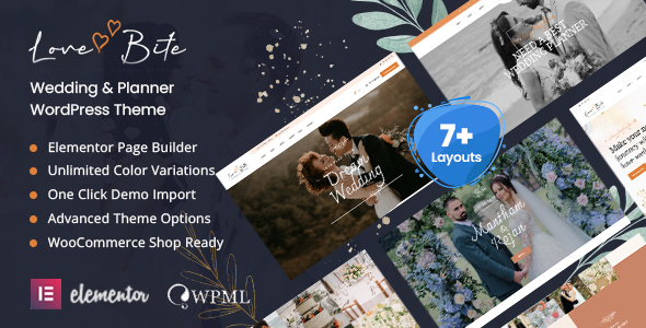 Lovebite - Wedding & Planner WordPress Theme icon