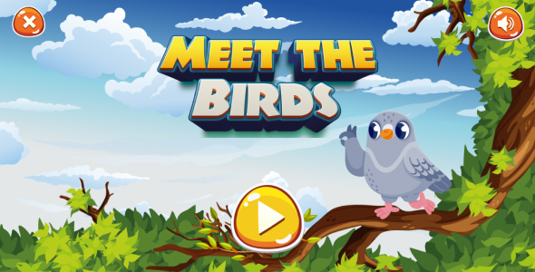 Meet The Birds Game- Educational Game - HTML5, Construct 3 Game icon