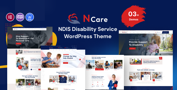 Ncare - NDIS Disability Service WordPress Theme icon
