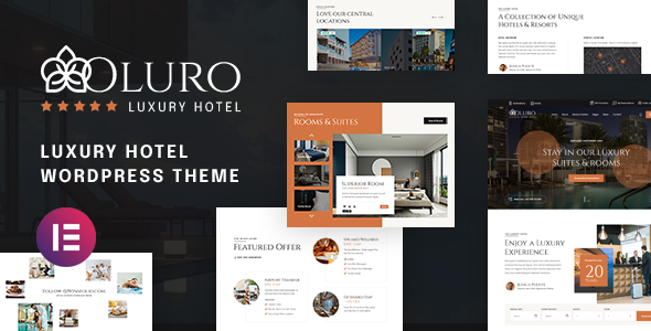 OLURO Luxury Hotel WordPress Theme icon
