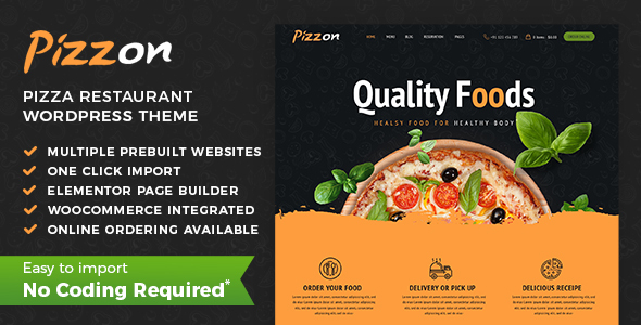 Pizzon | Pizza Restaurant WordPress Theme icon