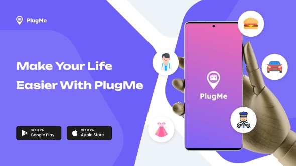 PlugMe - Connect service providers(Handymen) with services near them. icon