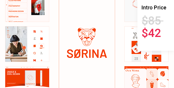 Sørina - Creative Portfolio Theme icon