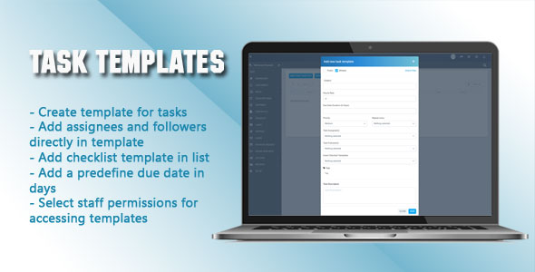 Task Templates for Perfex CRM icon
