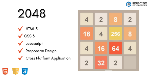 The Ultimate 2048 Puzzle Game - HTML 5 | CSS | JavaScript | jQuery icon