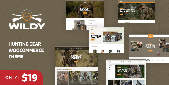 Wildy - Hunting Gear WooCommerce Theme icon