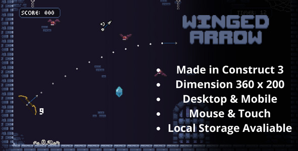 Winged Arrow - HTML5 Game icon