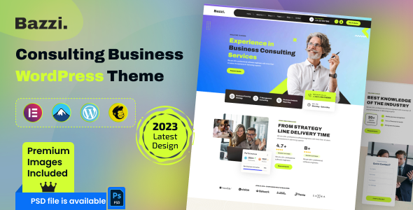 Bazzi - Consulting Business WordPress Theme icon