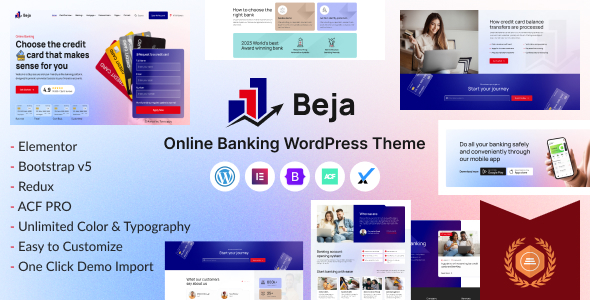 Beja - Banking Finance & Fintech WordPress Theme icon