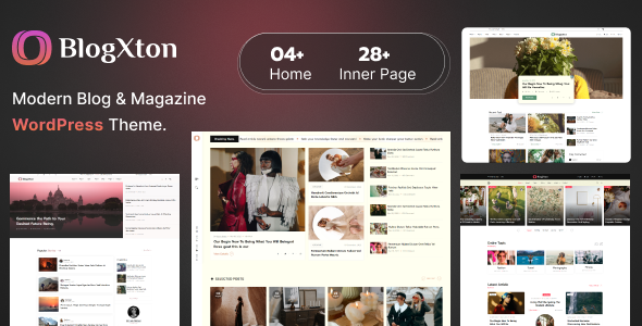 Blogxton - Modern Blog & Magazine WordPress Theme icon