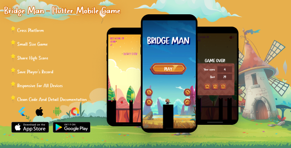 Bridge Man - Mobile Flutter Game icon