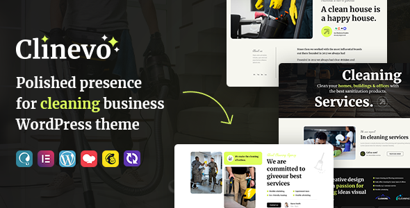 Clinevo - Cleaning & Handyman Services WordPress Theme icon