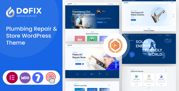 Dofix - Plumbing Repair & Store WordPress Theme icon