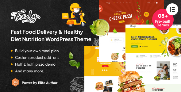Feedy - Healthy Fast Food Delivery & Diet Nutrition WordPress Theme icon
