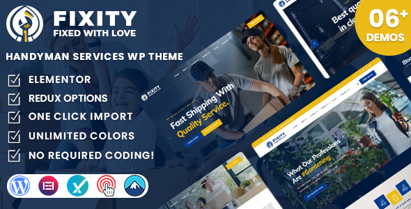 Fixity - Handyman Services WordPress Theme icon