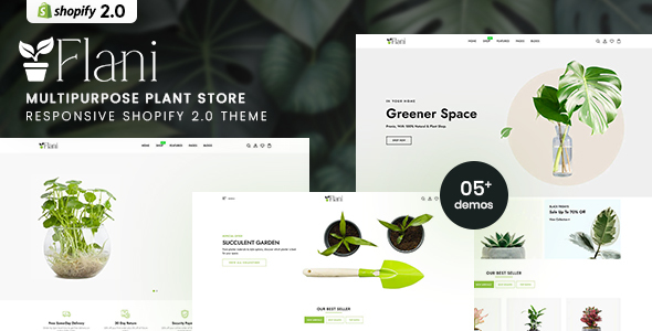 Flani - MultiPurpose Plant Store Shopify 2.0 Theme icon