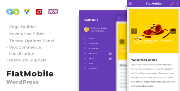 FlatMobile - Responsive WordPress Mobile Theme icon