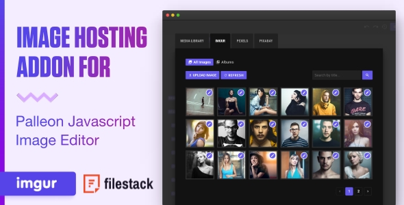FurciferJS - Image Hosting Add-on For Palleon Javascript Image Editor