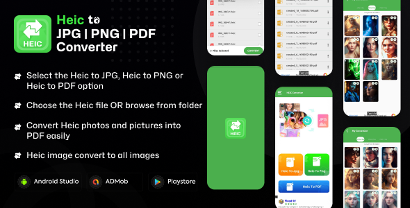 HEIC to JPG PNG PDF Converter - HEIC to JPG Converter - Images Converter - Heic Image Viewer icon