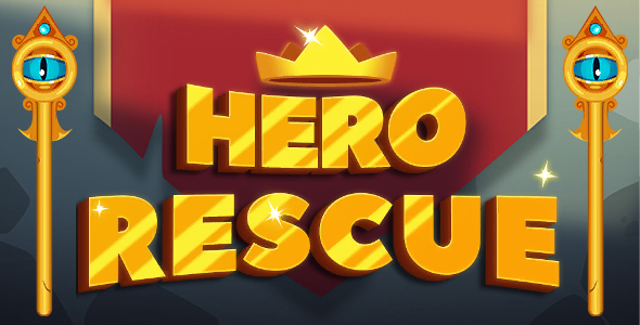 Hero Rescue: Pull The Pin - 100 Levels - HTML5 game - Construct 3 - C3p icon