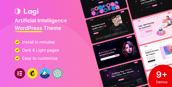 Lagi - Artificial Intelligence WordPress Theme