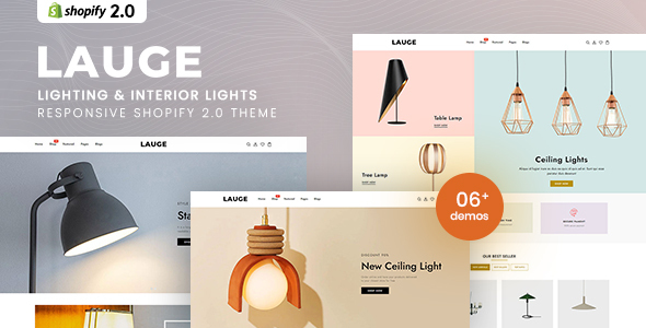 Lauge - Interior Lights Responsive Shopify 2.0 Theme icon