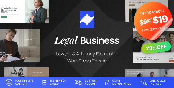 Legal Business - Attorney & Lawyer WordPress Theme icon