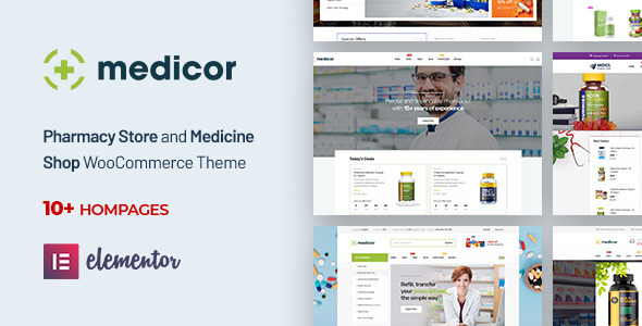 Medicor - Medical Clinic & Pharmacy WooCommerce WordPress Theme icon