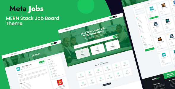 MetaJobs- MERN Stack Job Board Theme icon