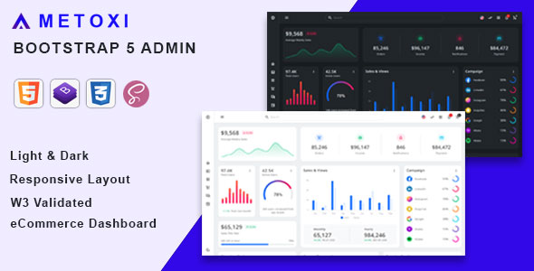 Metoxi - Bootstrap 5 Admin Dashboard Template icon
