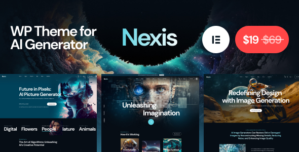 Nexis - AI Agency & Startup WordPress Theme icon