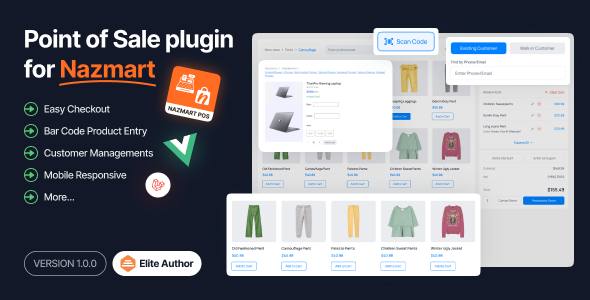 POS (Point Of Sales) Plugin - Nazmart Multi-Tenancy eCommerce Platform (SAAS) icon