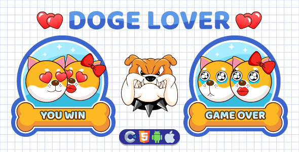 Premium Doge Lover - HTML5 Game,Construct 3 icon