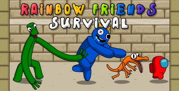 Rainbow Friends: Survival - HTML5 game - Construct 3 - C3p icon