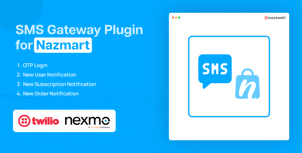 SMS Gateway Plugin - Nazmart Multi-Tenancy eCommerce Platform (SAAS) icon