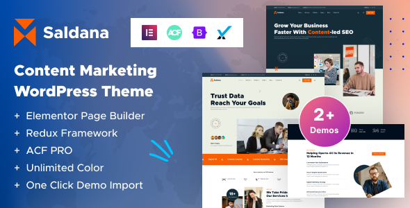Saldana - Content Marketing Services WordPress Theme icon