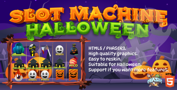 Slot Machine Halloween - Phaser3 icon