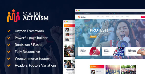 Social Activism - Non-Government Organization WordPress Theme icon