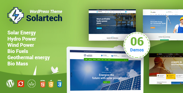Solar Tech - Alternative & Renewable Energy WordPress Theme icon