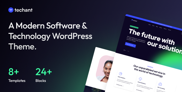 Techant - Software & Technology WordPress Theme