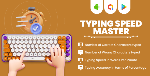 Typing Speed Master – Fast Typing Practice – Learn Fast Typing - Typing Speed Test Skill icon