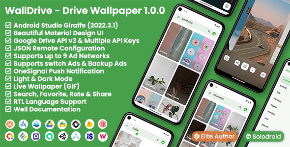 WallDrive - Drive Wallpaper App - Google Drive API v3 icon