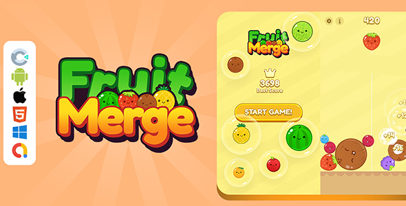 Watermelon Fruit 2048 - HTML5 Game (Construct 3) icon