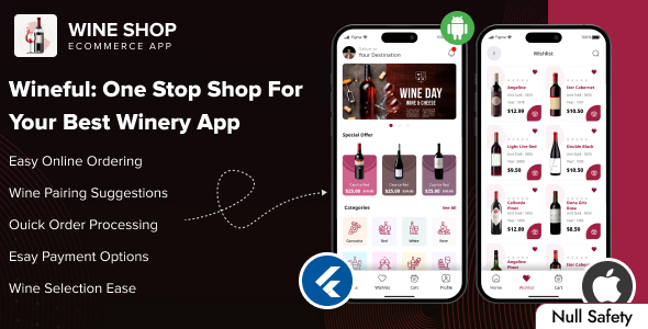 Wineful - Customer app template for wine, beer, liquor business