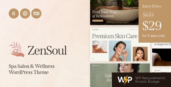 ZenSoul - Spa Salon & Wellness WordPress Theme + AI icon