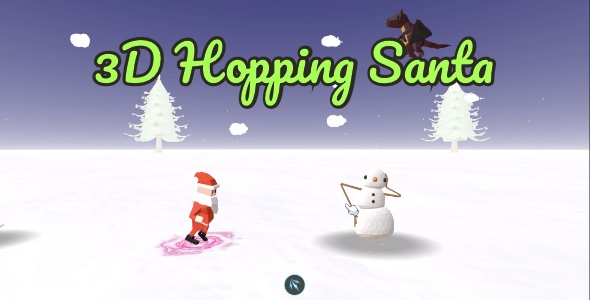 3D Hopping Santa - Cross Platform Hyper Casual Game icon